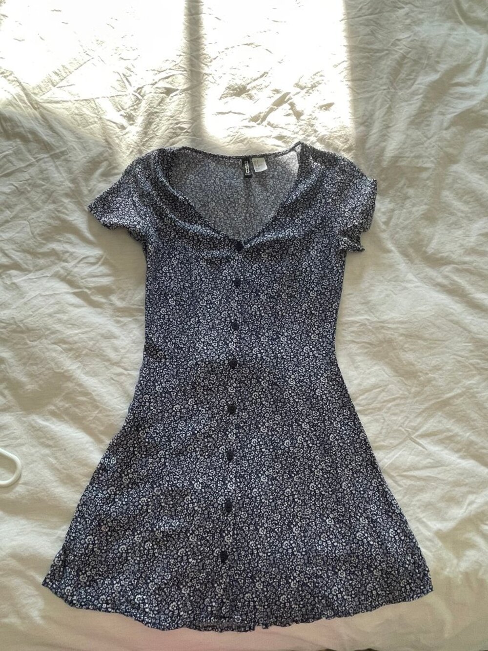 H&M Blue Floral Dress